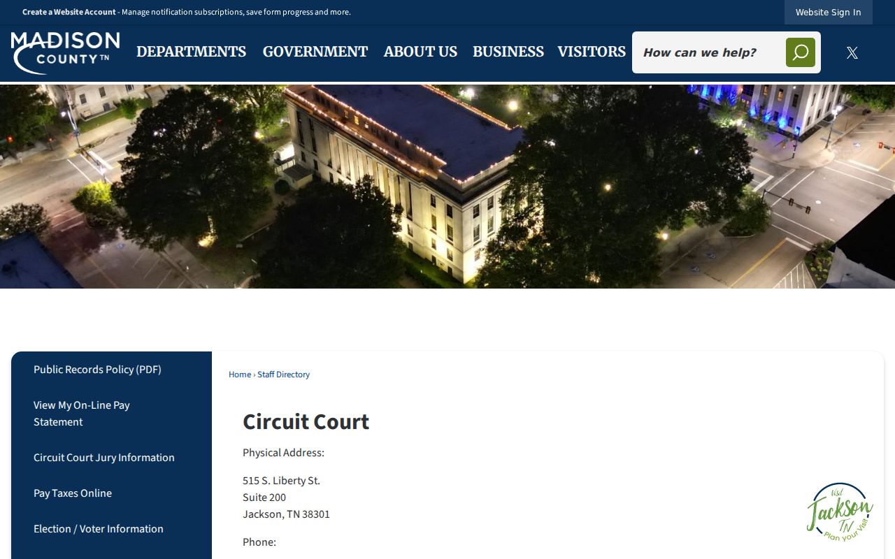 Madison County criminal court cases Circuit Court directory